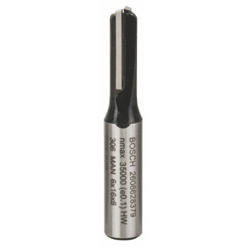 Bosch Accessories Suggerimenti Fresa Per Scanalare Standard (Per Legno, Gambo 8 Mm, Diametro 6 Lunghezza Utile 15,7 Accessori Frese Manuali)