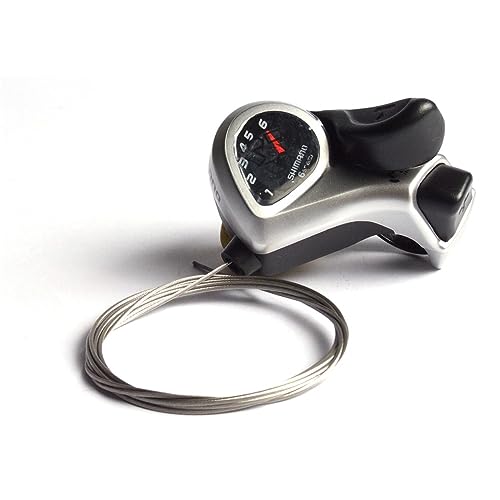 Shimano Tourney Sltx50R - Leva Cambio Unisex, Per Adulti, Taglia Unica, Argento (Questa È Solo La Leva Del Cambio Destra)