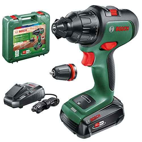 Bosch Home And Garden Trapano A Batteria Advancedimpact 18 (1 Batteria, Sistema V, In Valigetta)