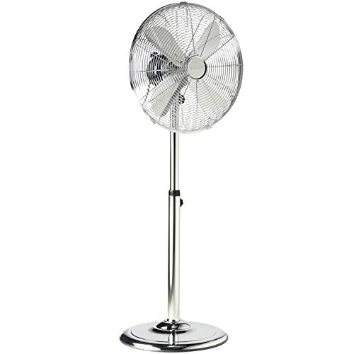 Tristar Ve-5951 Ventilatore Con Altezza Regolabile – 50 W – 40 Cm Ø – Altezza Regolabile 91-128 Cm – 3 Velocità – Oscillante 85°