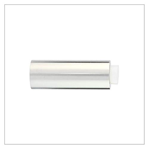 Evi Herrajes | Fermaporta Para Instalazzione Murale | Lunghezza: 75 Mm | Acciaio Inox | Gomma Bianca | Ammortizzatore Paracolpi | I-198/75-B