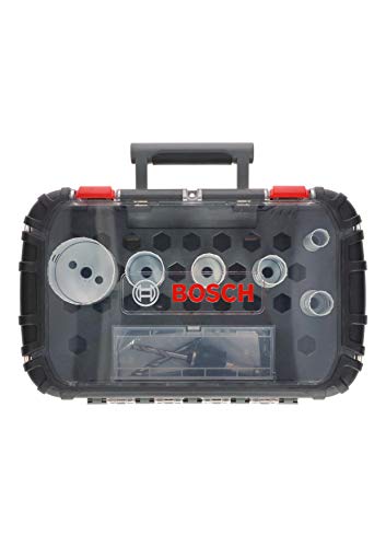 Bosch Professional Set Da 9 Pz. Di Seghe A Tazza Progressor For Wood & Metal (Per Elettricista, Ø 19-68 Mm, Accessorio Per Foratrice)