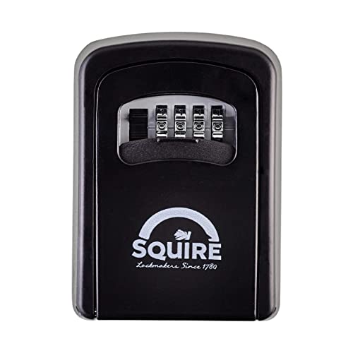Cassaforte A Chiave Henry Squire - Serratura A Combinazione A 4 Ruote (Key Keep1) - Cassaforte A Muro - Corpo In Lega Di Pressofusione Resistente Alle