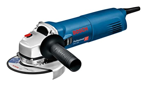 Bosch Professional Smerigliatrice Angolare Gws 1400 (Motore Da 1400 W, Ø Disco 125 Mm, Flangia Di Montaggio, Cuffia Di Protezione, Dado Di Serraggio,