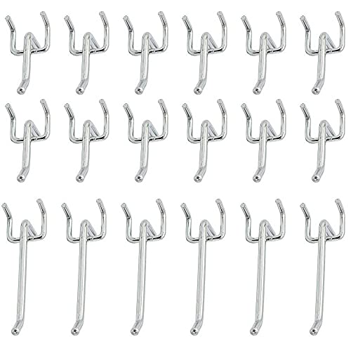 Ganci Pannello Forato Ganci In Metallo Per Pannello Forato Pegboard Ganci Per Wjmy Mensole Del Supermercato 60 Pezzi, Con Ganci Triangolari Perforati,