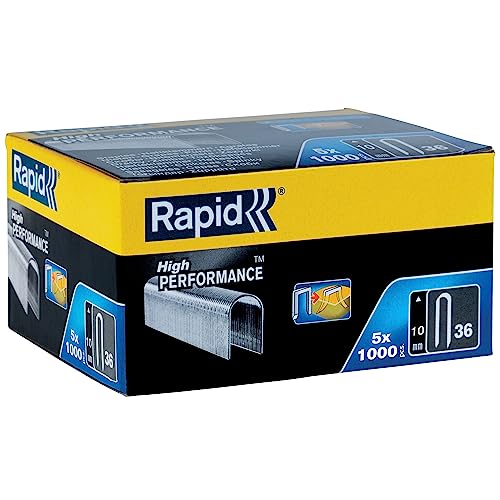 Rapid 11884410 Punti Per Aggraffatrici Manuali, Multicolore, 10Mm