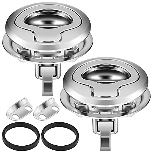 Roadloo Deck Hatch Flush Pull Chiusura, 2 Pz Hatch Lock Scrocco A Levetta Sollevatore A Maniglia Sbattimento Chiusura A Scatto Con Chiusura A Filo Per