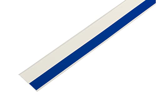 Schellenberg 66408 Profili In Pvc Autoadesivi Per Pareti 40 X 1,5 Mm, 50 M, Bianco, Impiallacciatura Di Giunti E Transizioni A Finestre, Armadi O Port