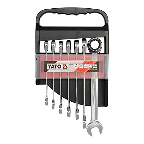 Yato Yt-0208 – Combinazione Chiave A Cricchetto Set 7Pcs