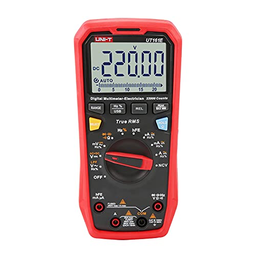 Uni-T Ut161E Digital Multimeter True Rms Ac/Dc Voltage Current Resistance Capacitance Tester