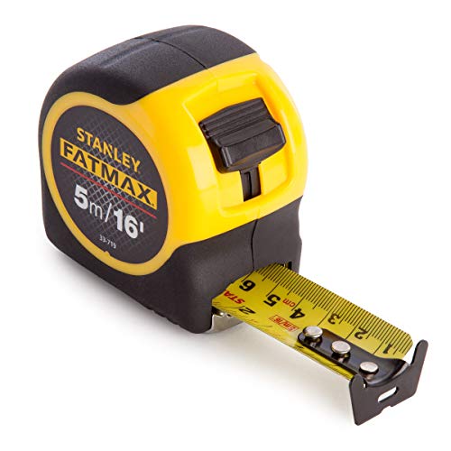 Stanley Fatmax 0-33-719 Flessometro/Metro A Nastro In Pollici/Millimetri Da 5 M