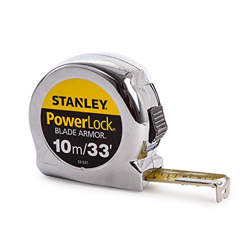 Stanley 0-33-531 Micro Powerlock - Metro Con Armatura, 10 M