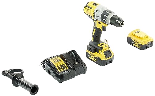 Dewalt Dcd996P2-Qw Trapano Avvitatore A Percussione, 3 Velocità, 5.0 Ah, Motore Brushless, Con Doppia Batteria In Valigetta Tstak, 18 V, Giallo;Nero;A
