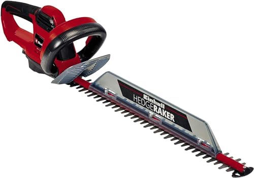Einhell Tagliasiepi Elettrico Gc-Eh 6055/1 (220-240 V, 600 W, Lungh. Taglio 55 Cm, Distanza Denti 26 Mm, Incl. Faretra, Collettore Ramaglie)