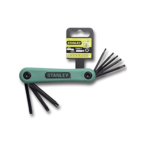 Stanley 4-69-263 Chiavi Esagonali Torx Con Supporto, Modello 4, Set Di 8 Pezzi