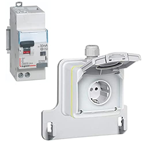 Kit Presa Green´Up Access Ip66 Ik08 + Differenaleto Per Installare Legrand 090470