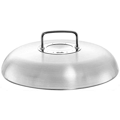 Fissler Original,Profi Collection Coperchio Alto In Acciaio Inox 28 Cm, Per Rostiere, Pentole E Padelle
