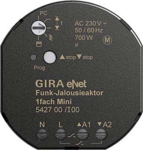 Gira 542700 Funk, Attuatore Elettrico Per Veneziane Mini Enet