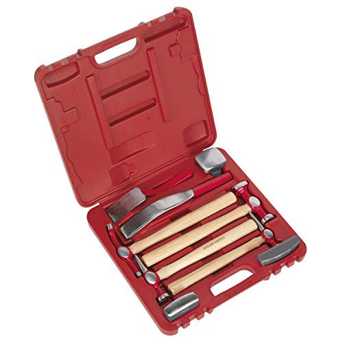 Sealey Cb58 - Set Di Martelli E Tassi Da Carrozziere, 9 Pezzi
