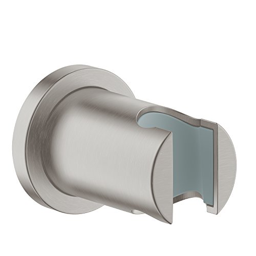 Grohe 27074Dc0 Supporto A Muro Per Manopola Doccia, Marrone (Super Steel)