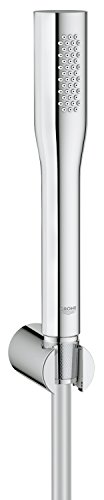Grohe 27369000 Euphoria Cosmopolitan Set Manopola Stick, Monogetto, Supporto A Parete Fisso, Flessibile Doccia 1.750Mm, Ecojoy, Cromo
