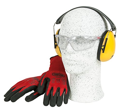 Oregon, Oregon 572 870 Kit Di Sicurezza Trimmer / Rasaerba Con Guanti, Occhiali Di Protezione E Paraorecchie, B00Wivz0Ok