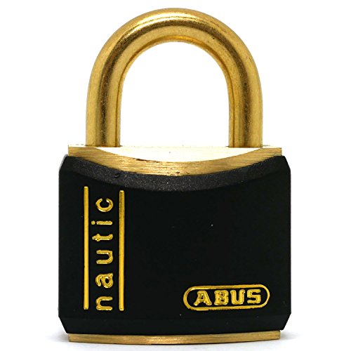 Abus 010361 - T84Mb/30_Negro Candado Nautic De Latón 30 Mm Negro