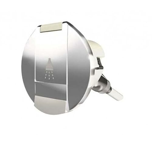 Chrom Showerhead+Chrom Roundcover+3Mhose