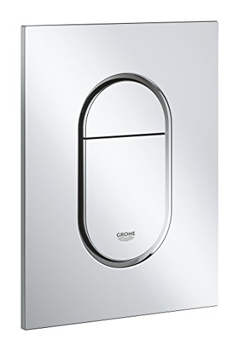 Grohe Gro-37624000 37624000-Arena Cosmopolitan S Pulsador Placa De Descarga, Nero, Design Größe