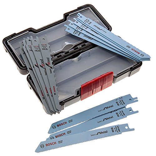 Bosch Accessories Set Da 15 Pezzi Di Lame Per Seghe Universali Wood And Metal, Legno E Metallo, Toughbox, Accessorio Sega Universale