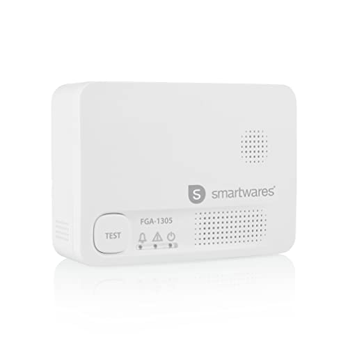 Rilevatore Di Monossido Di Carbonio Con Sensore Di 10 Anni, Batterie Da 3 Anni E Pulsante Test - Smartwares Fga-13051