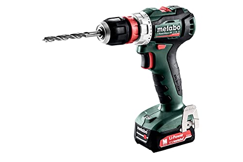 Metabo Powermaxx Bs 12 Bl Q Senza Chiave Nero, Verde, Rosso, Argento 1650 Giri/Min 1,1 Kg
