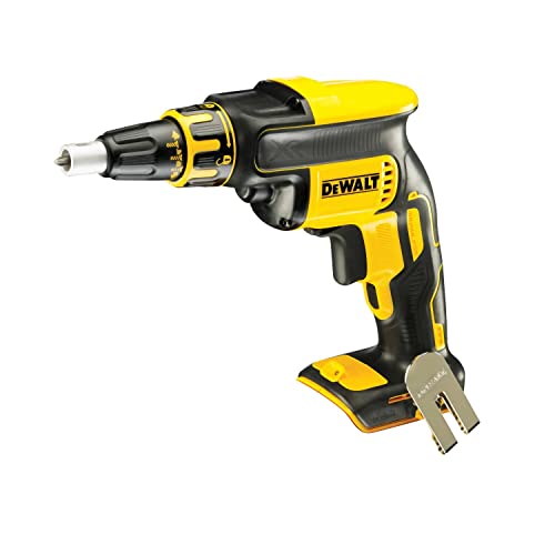 Dewalt Dcf620N-Xj Avvitatore Per Cartongesso Attacco 1/4" A Batteria, Motore Brushless In Scatola Di Cartone Senza Batterie E Caricabatterie, 18V