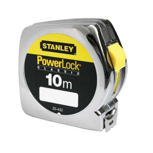 Stanley 1-33-442 Flessometro, Argento, 10 M X 25 Mm