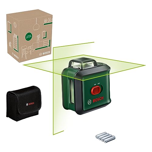 Bosch Livella Laser Multifunzione Universallevel 360 (Linee Laser Verticali + Orizzontali Incl. 360° Per Allineamento Dell'Intera Stanza, In Scatola D