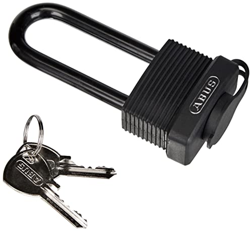 Abus Lucchetto In Ottone 70/45Hb63 Con Grillo Alto - Resistente Alle Intemperie Corpo Della Serratura Rivestimento Plastica Agli Urti Livello Di Sicur