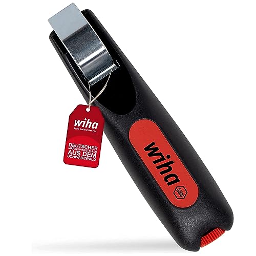 Wiha Herramienta Pelacable Con Cuchilla De Arrastre Autogirable Para Cables Redondos 130 Mm (44240)