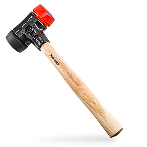 Martillo De Cara Blanda Safety De Dureza Media/Duro 832-38 60 Safety; Schw./Orange Transp.
