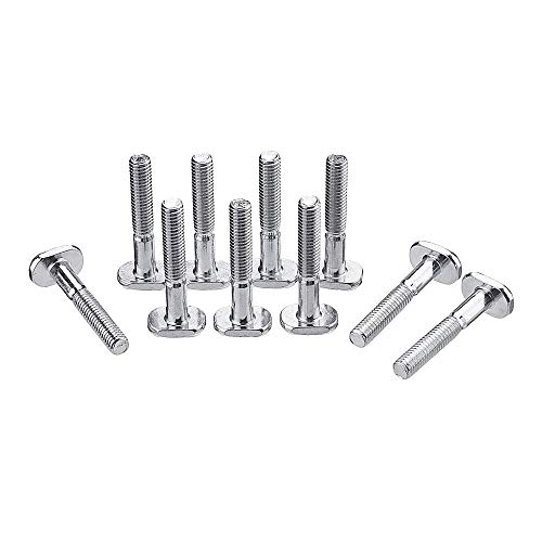 Belupai- 10 Viti Scorrevoli M6 X 40 Mm, Con Dado A T Per 30 Serie Mitra Track Lavorazione Del Legno