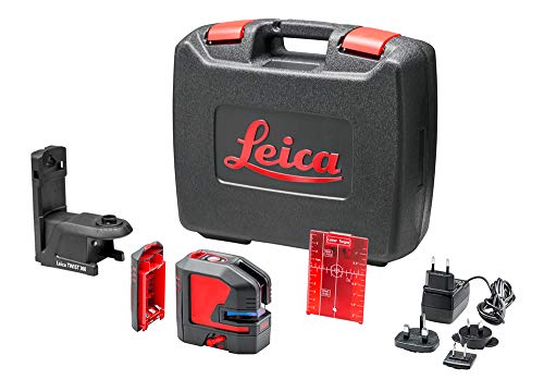 Leica Lino L2P5 – Laser A Punti E Linee Incrociate Con Batteria Agli Ioni Di Litio, Innovativo Adattatore Magnetico E Valigetta Di Trasporto (Fascio L
