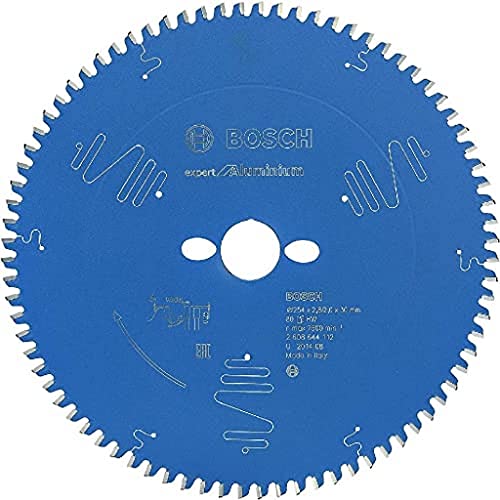 Bosch Accessories 1X Lama Per Sega Circolare Expert For Aluminium (Per Alluminio, 254 X 2.8 30 Mm, 80 Denti, Accessorio Circolare)