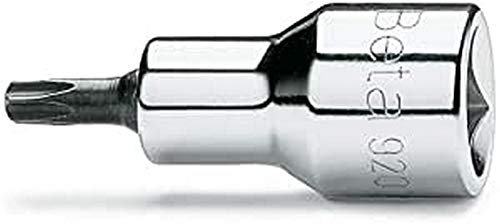 Beta 920Tx 40 Chiavi A Bussola Maschio Per Viti Con Impronta Torx®, Con Attacco Quadro Femmina 1/2" Cromate - Inserti Bruniti