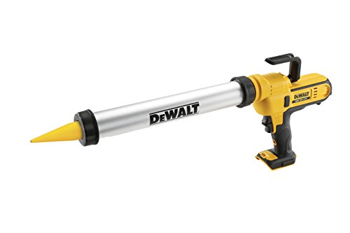 Dewalt Dce580N-Xj Pistola Per Silicone Xr, 18 V, Forza Di Spinta 2500 N, 254 Kg, Dimensione Canestro 300-600 Ml, Senza Batteria E Caricabatteria, In S