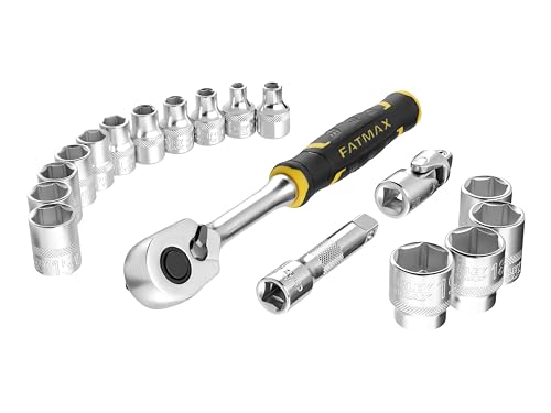 Stanley Fmmt98102-0 Set Di 18 Pezzi Chiavi A Bussola Att. 3/8'
