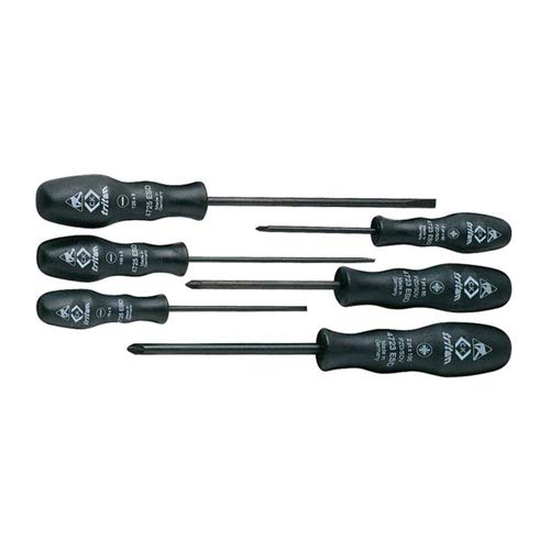C.K T4741Esd Cacciavite Triton Esd, Pozidriv, Set Di 6 Pezzi