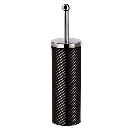 Berlinger Haus Black Silver - Spazzolino Da Bagno 40 Cm, In Acciaio Inox, Spazzola Per Wc Senza Trapani, Portatile, Design Moderno Nero