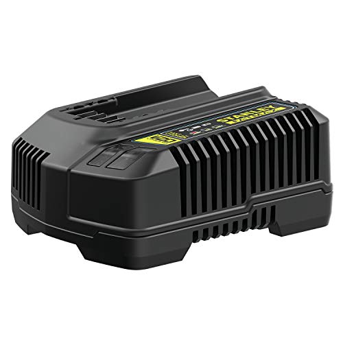 Stanley Fatmax Sfmcb14-Qw Caricabatterie Rapido V20 4A (18V) Per Batterie V20, Nero