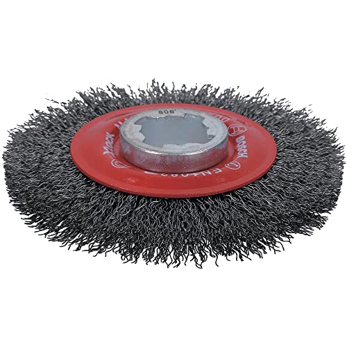 Bosch Accessories 2608620732 Spazzola A Disco Ondulato Clean, Per Metallo, X-Lock, Ø 115 Mm, Spessore Filo 0.3 Mm