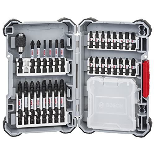 Bosch Professional Set Da 31 Pz. Bit Di Avvitamento (Impact Control, Pick And Click, Accessori Avvitatori A Impulsi), Nero, 25 X 23.5 X 4.3 Cm, 580 Gr