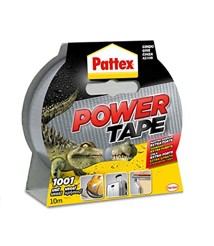 Pattex Power Tape, Nastro Telato Americano, Nastro Isolante Extra Forte Per Carichi Pesanti, Per Tutti I Materiali, Impermeabile, Universale, Per Ripa